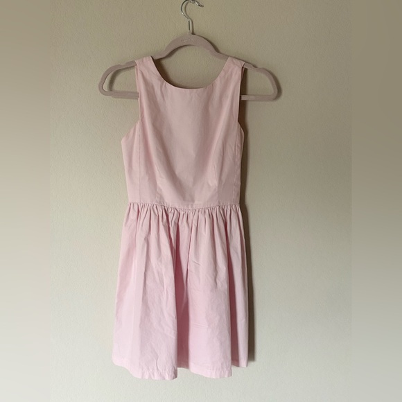 Zara Trafaluc Soft Pink Bow Tie Mini Dress - Picture 2 of 10